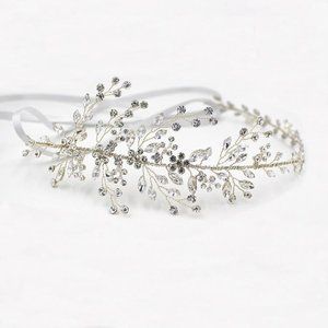 Sparkling Crystal Headband, Silver